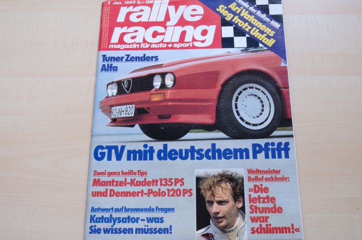 Deckblatt Rallye Racing (01/1985)
